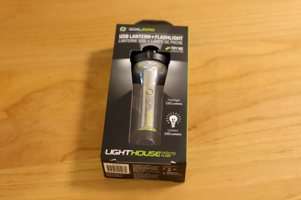 US Amazonで、Goal Zero Light House Micro Flashを購入 