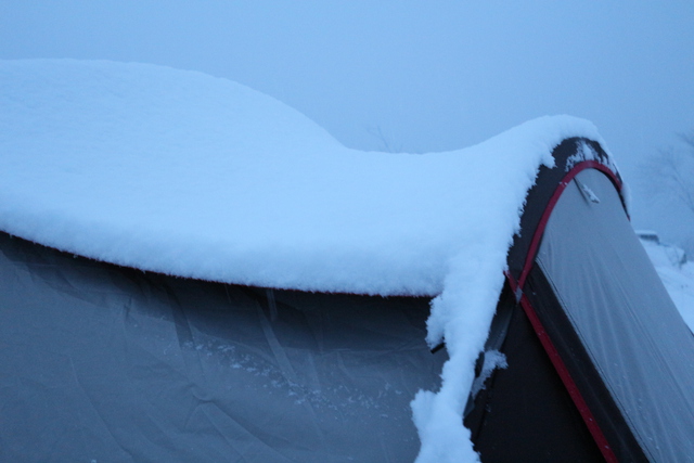 夜景が綺麗すぎるほったらかしキャンプ場②初！雪中キャンプ