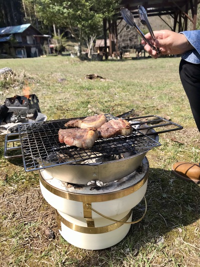 キャンプの余韻 （4月）
