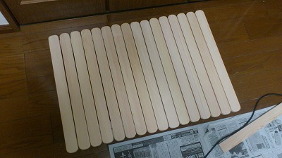 自作-その①-折りたたみローテーブル