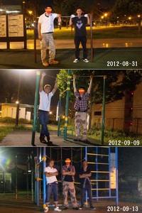 【STREET WORKOUT】まだ続いてます 2012/10/09 22:24:49