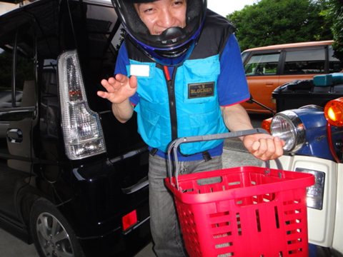 釣りバイク：スーパーカブに前カゴをつける！【原付】