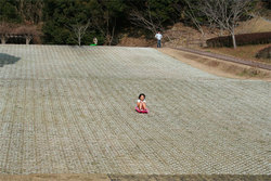 近くの公園で♪