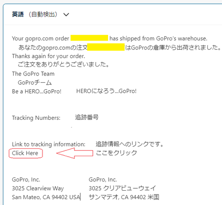 海外からGoPro HERO10を買ってみた