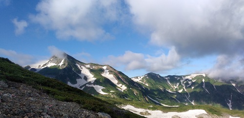 白馬岳から栂海新道