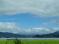 最上川河川敷へ