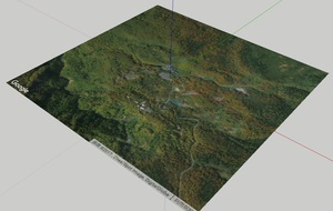 グーグルアースでキャンプ場のシミュレーション2