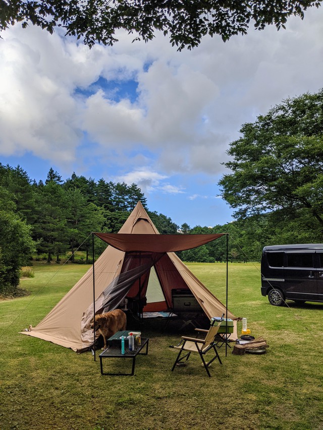 いつもの高原キャンプ場　夏も終わりかな？1
