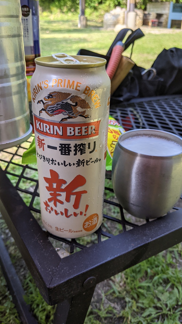 いつもの島のキャンプ　もう夏だ！