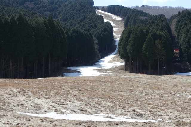 残雪の県北キャンプ場 その1