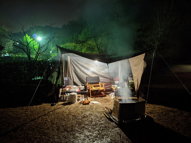 とある、島のキャンプ場　その2