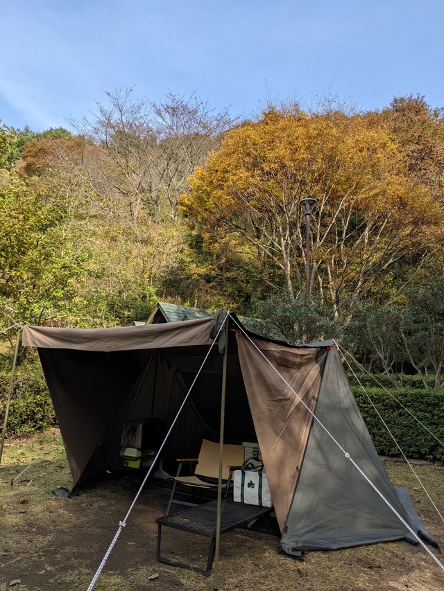 島のキャンプ場 その1