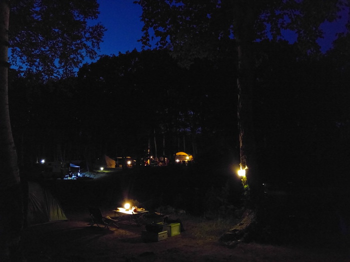 星降る道北の湖畔～朱鞠内湖畔キャンプ場１