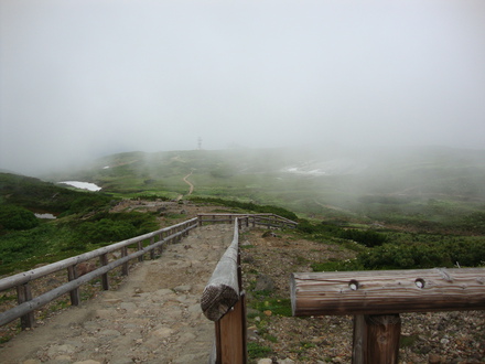 旭岳を偵察
