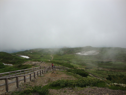 旭岳を偵察