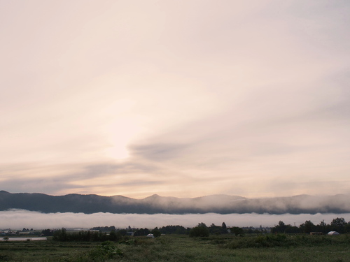 富良野で雲海キャンプ