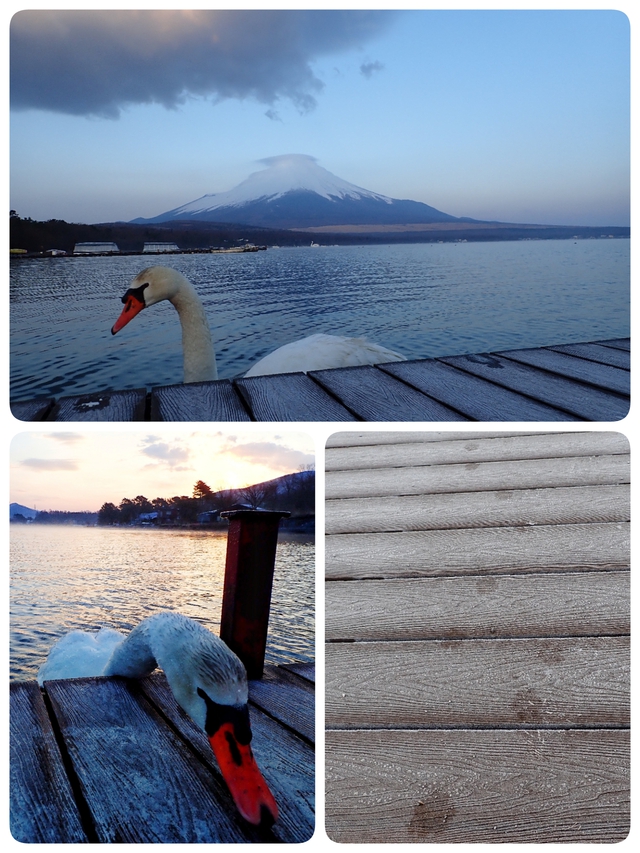 最後まで帽子かぶった富士山