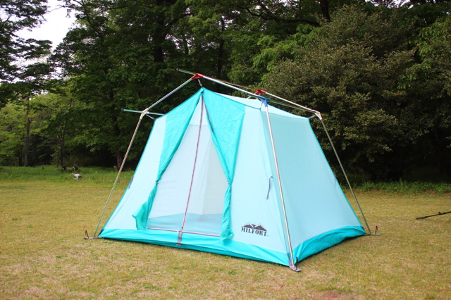 Milfort 1Room Cabin MF6411LT | キャンプ用品・資料倉庫からの