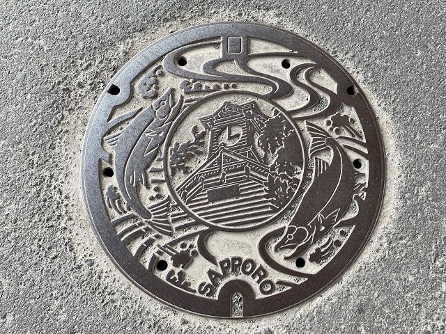 路のカントリーサイン　１