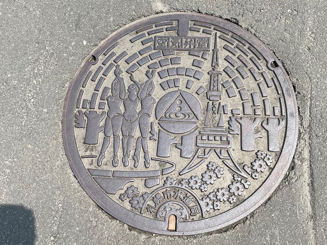 路のカントリーサイン　１