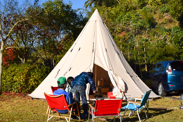 冬キャンプは久しぶりの北薩広域公園で!!その2