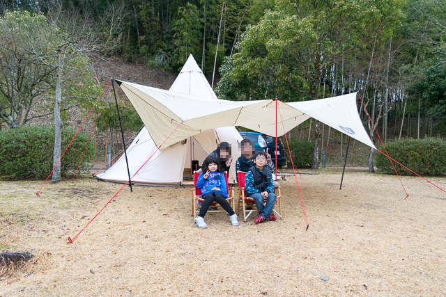 2017年最初のキャンプは小雨ときどき豪雨キャンプでした in 北薩広域公園!!