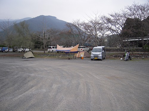 ライダーの思いつき 静岡 秋葉神社前キャンプ場