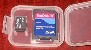 携帯電話用microSDカード