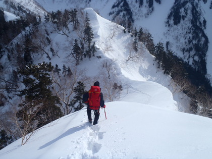 槍ヶ岳へ～中崎尾根から大喰岳西尾根