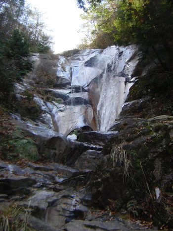 冬の沢登り（和束川）