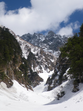 槍ヶ岳へ～中崎尾根から大喰岳西尾根