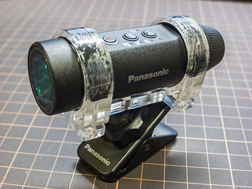 Panasonic HX-A1H自作マウントホルダー