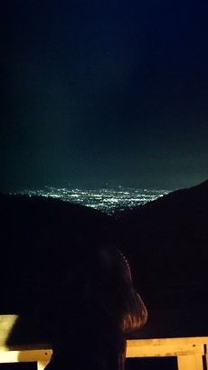 夜景と馬刺しと温泉と焚き火♪