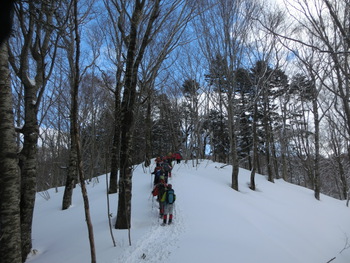 焼木尻岳(561m)1/18日曜