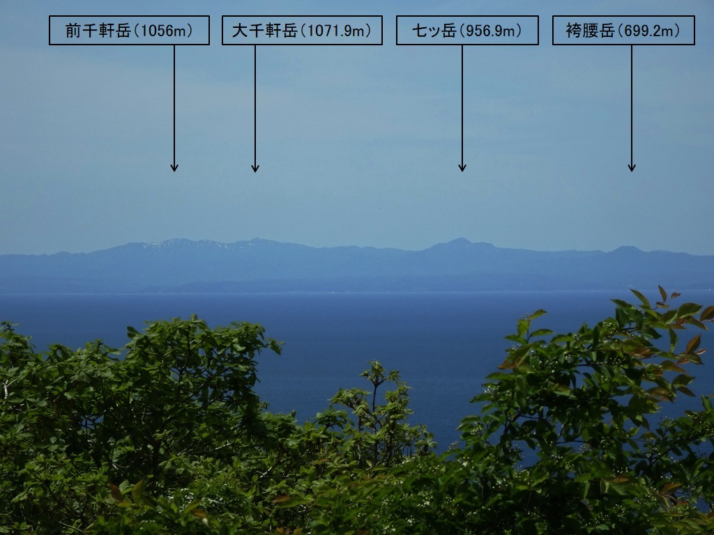 大千軒岳と七ッ岳