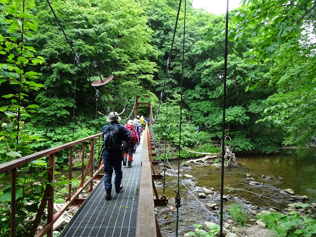 大野川の吊り橋