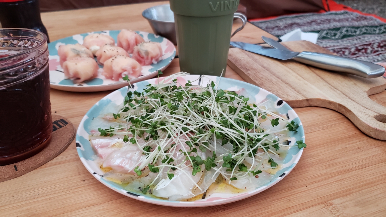 夏の青木湖キャンプ