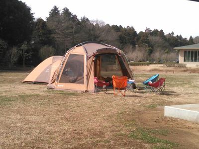 近所でキャンプ　2017.03.11～03.12