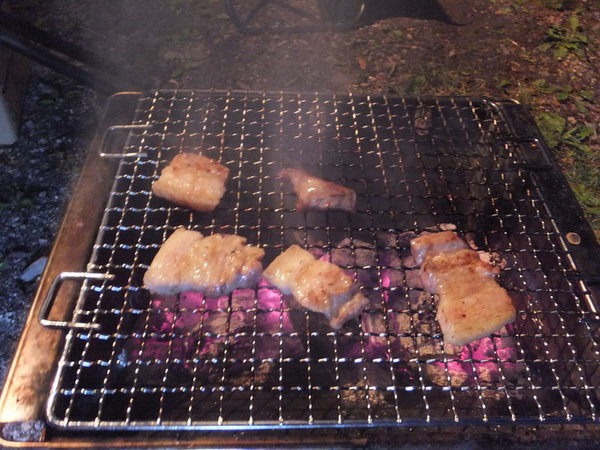 キャンプと自然の恵み