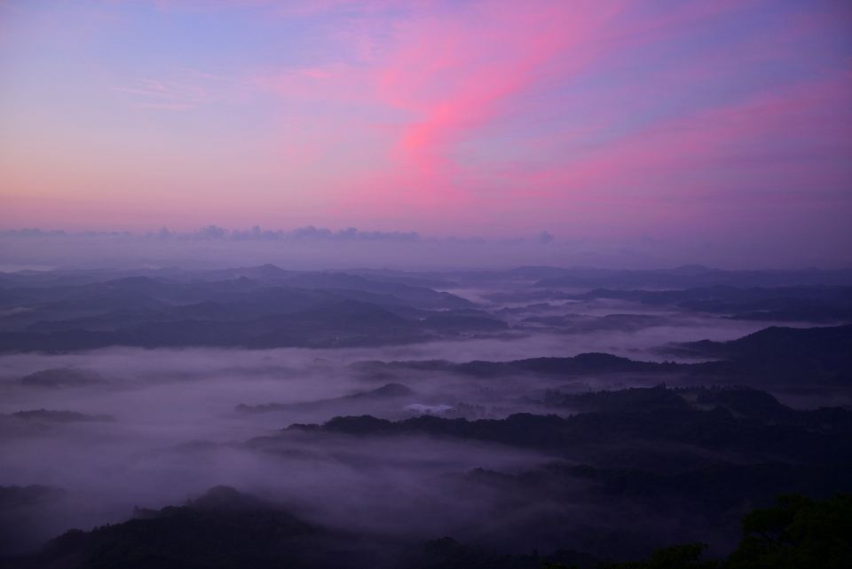 鹿野山九十九谷の雲海！