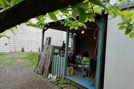 横須賀じいじの家でアウトドア気分満喫