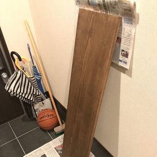 棚板　塗ってみた♪