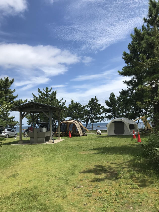 まさかの海キャン二連発　松島オートキャンプ場　１日目