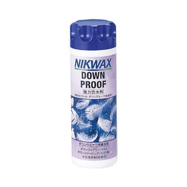 手持ちのダウンシュラフやダウンジャケットを撥水ダウンに買える＜NIKWAX　ダウンプルーフ＞