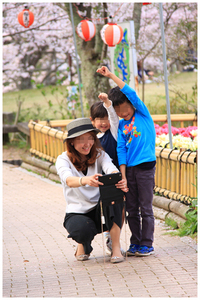 遠出して花見　～亀池公園～