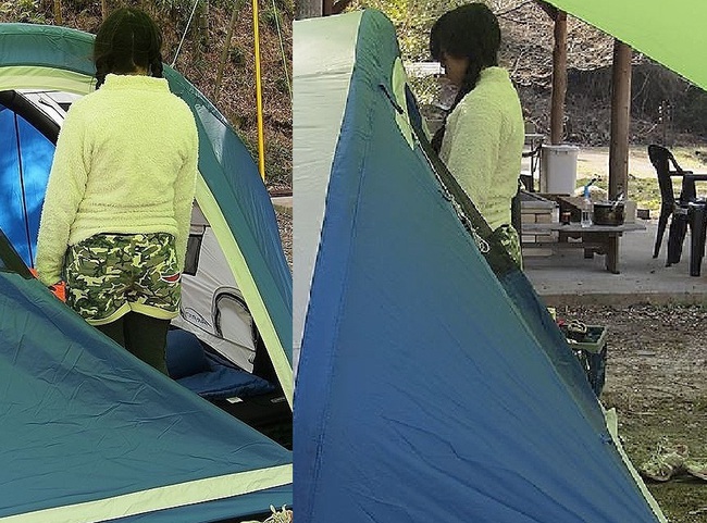 八曽の里キャンプ場でファミ…その1