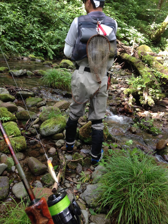 kousakuさんと大山岩魚釣行