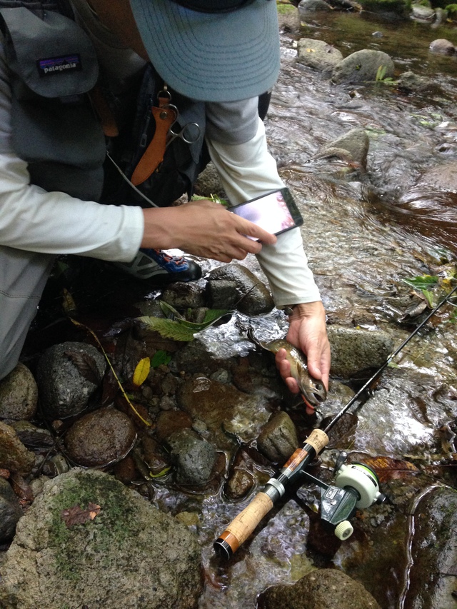 kousakuさんと大山岩魚釣行