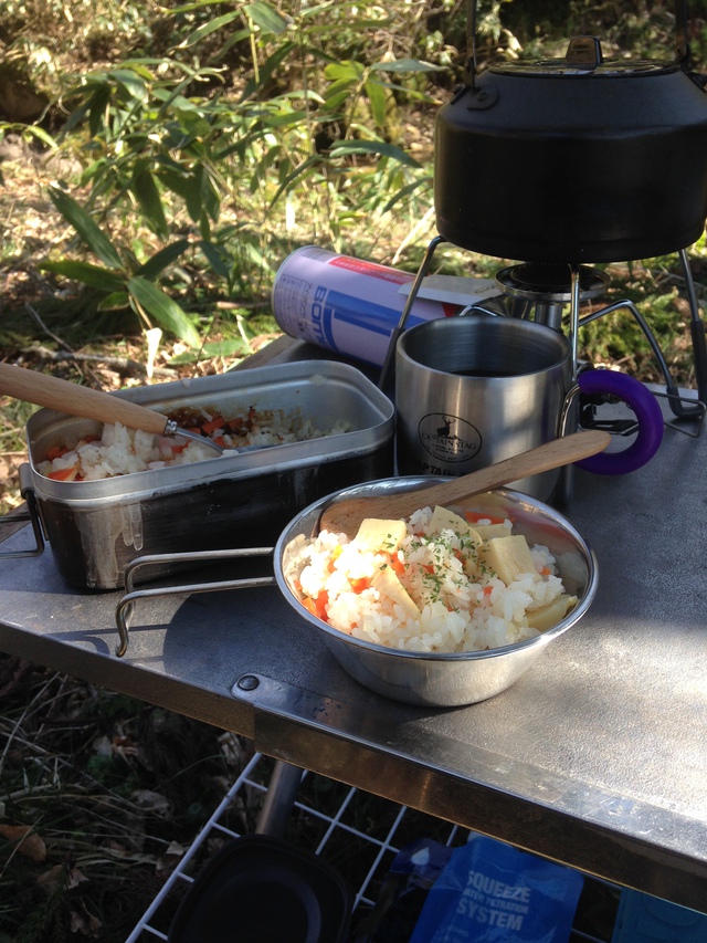 晴天の岩魚釣り日和