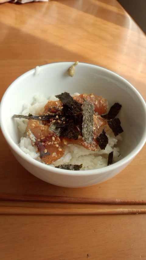 アジのお茶漬け
